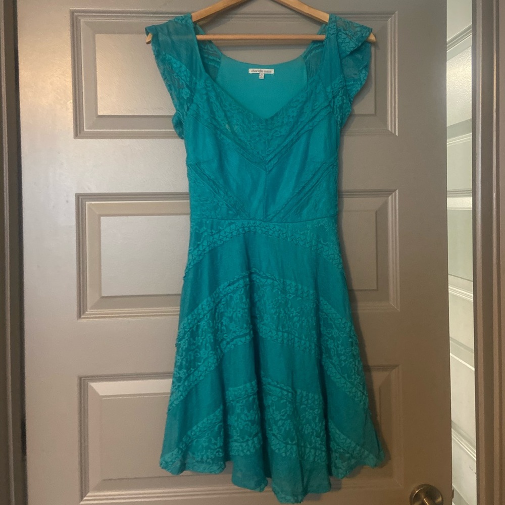Extra small teal dress from Charlotte Russe